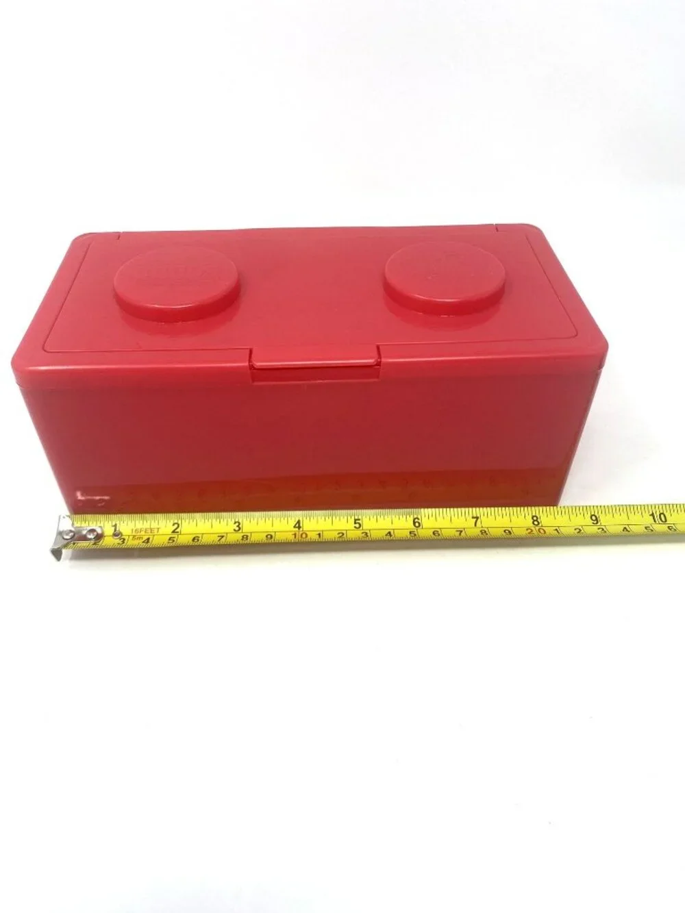 Vintage Chubbs Stackables Red Refillable Baby Wipes Storage Container EUC